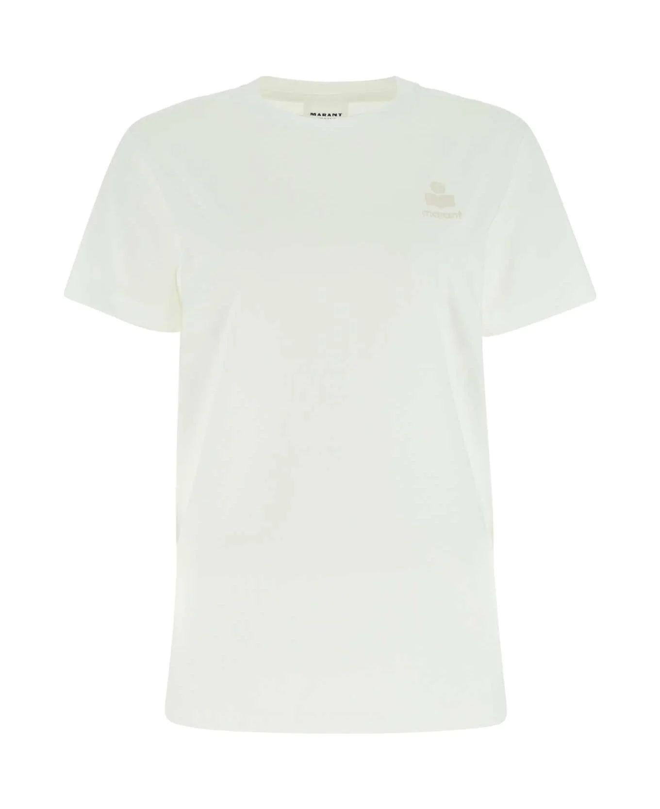White Cotton Aby T-shirt - 1