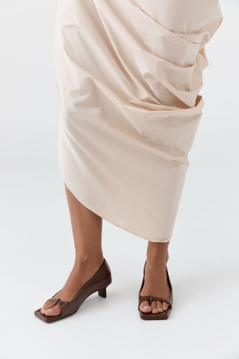 90s Square Toe Heel - Patent Liqueur 6