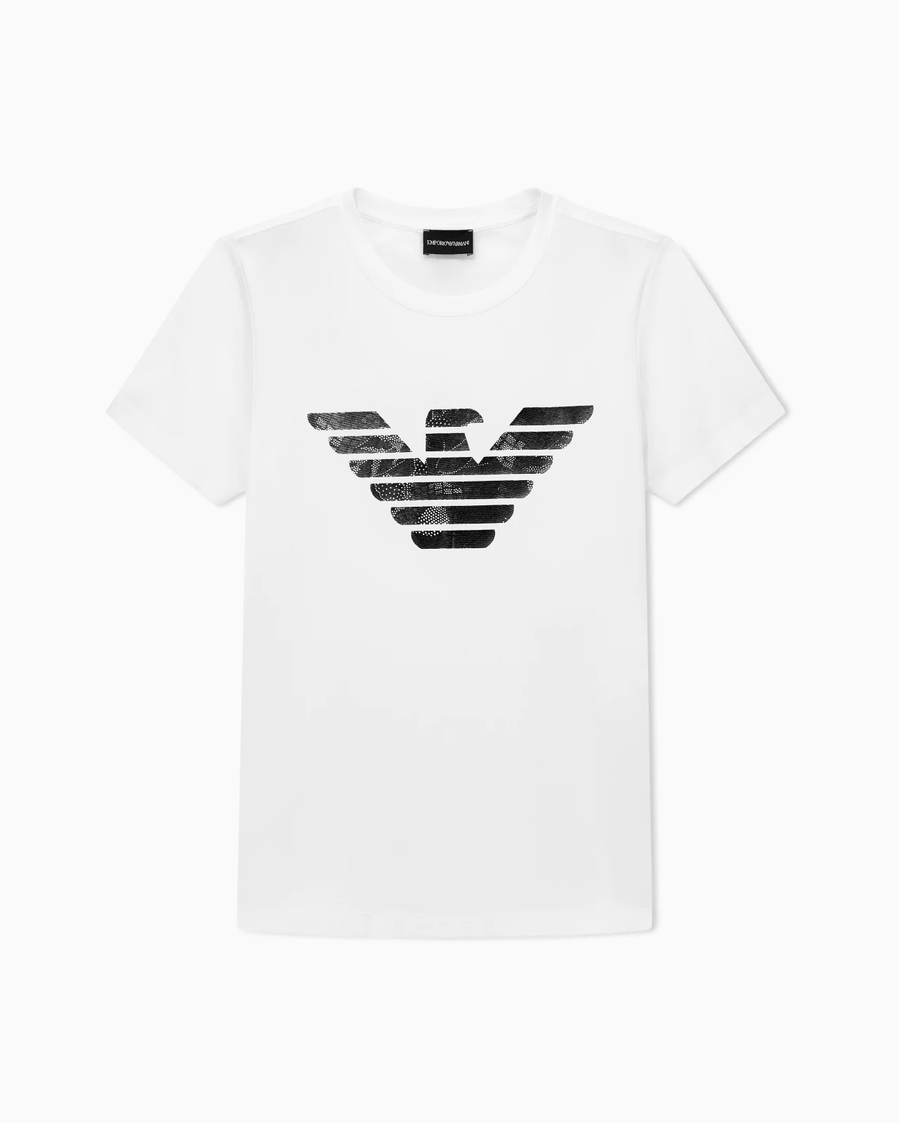 T-SHIRT REGULAR FIT IN LIGHTWEIGHT STRETCH COTTON JERSEY - 1