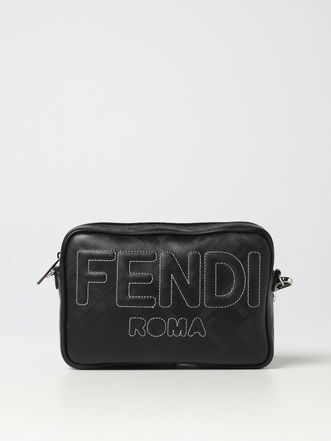 Men's Fendi Diagonal Duo Camera Case by Fendi
