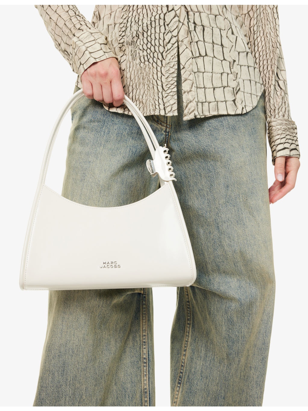 Claw Clip Leather Shoulder  Bag - 2