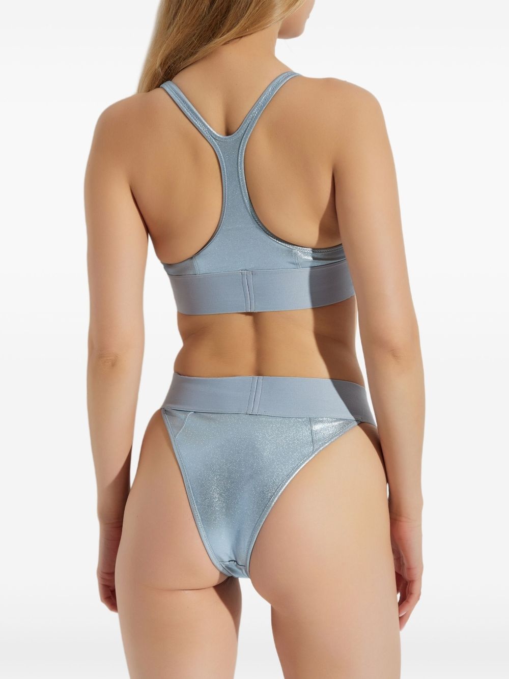Zaira-D-Pop metallic racerback bikini top - 3
