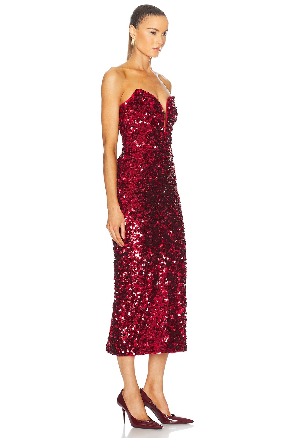 3D Sequin Midi Dress - 2