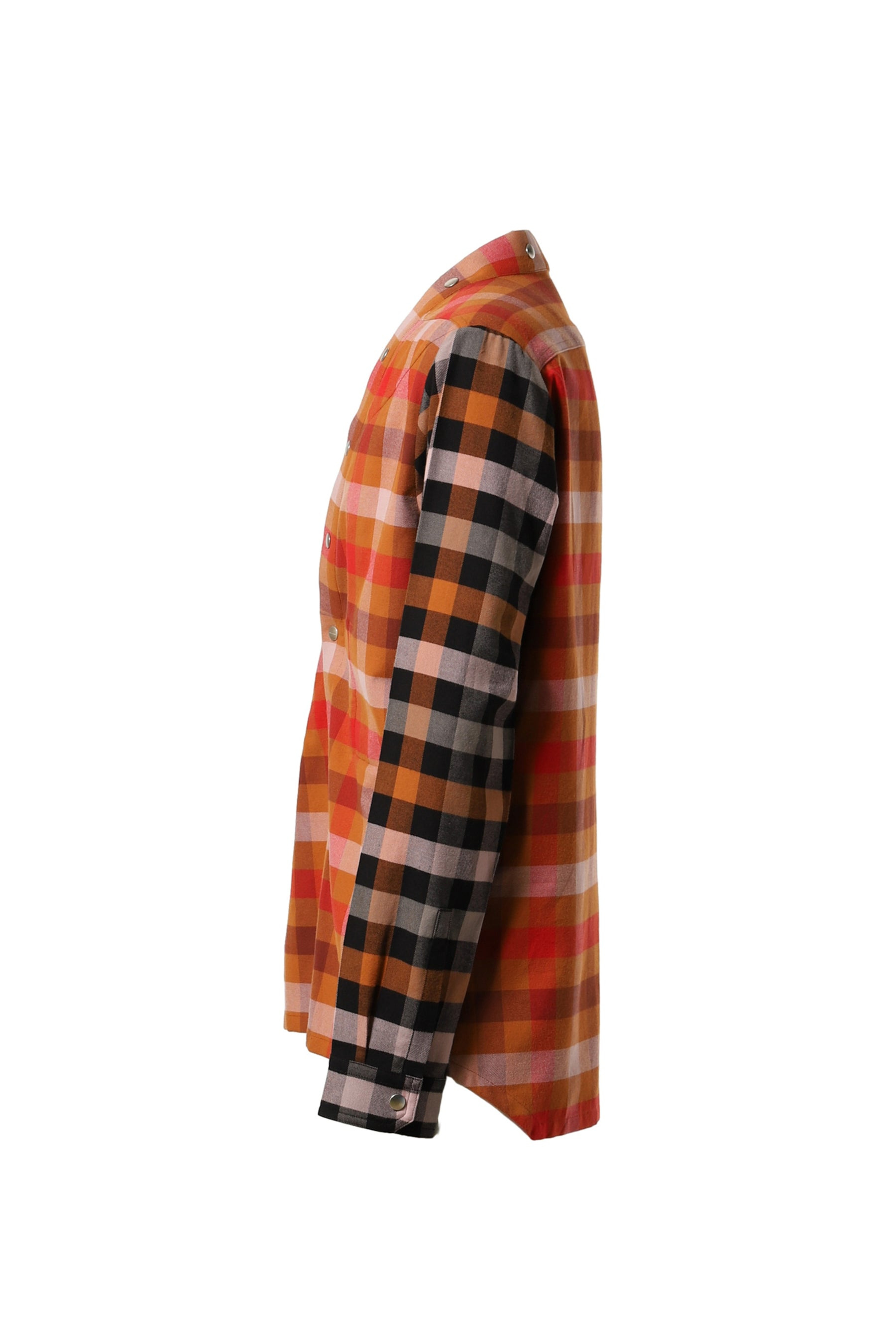 LARRY FOGPOCKET SHIRT / CLAY PLAID BLK PLAID - 4