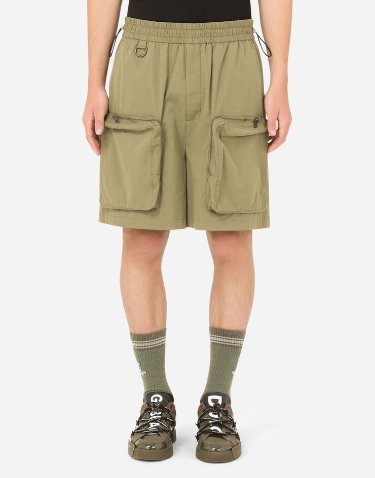 Cotton cargo shorts - 2