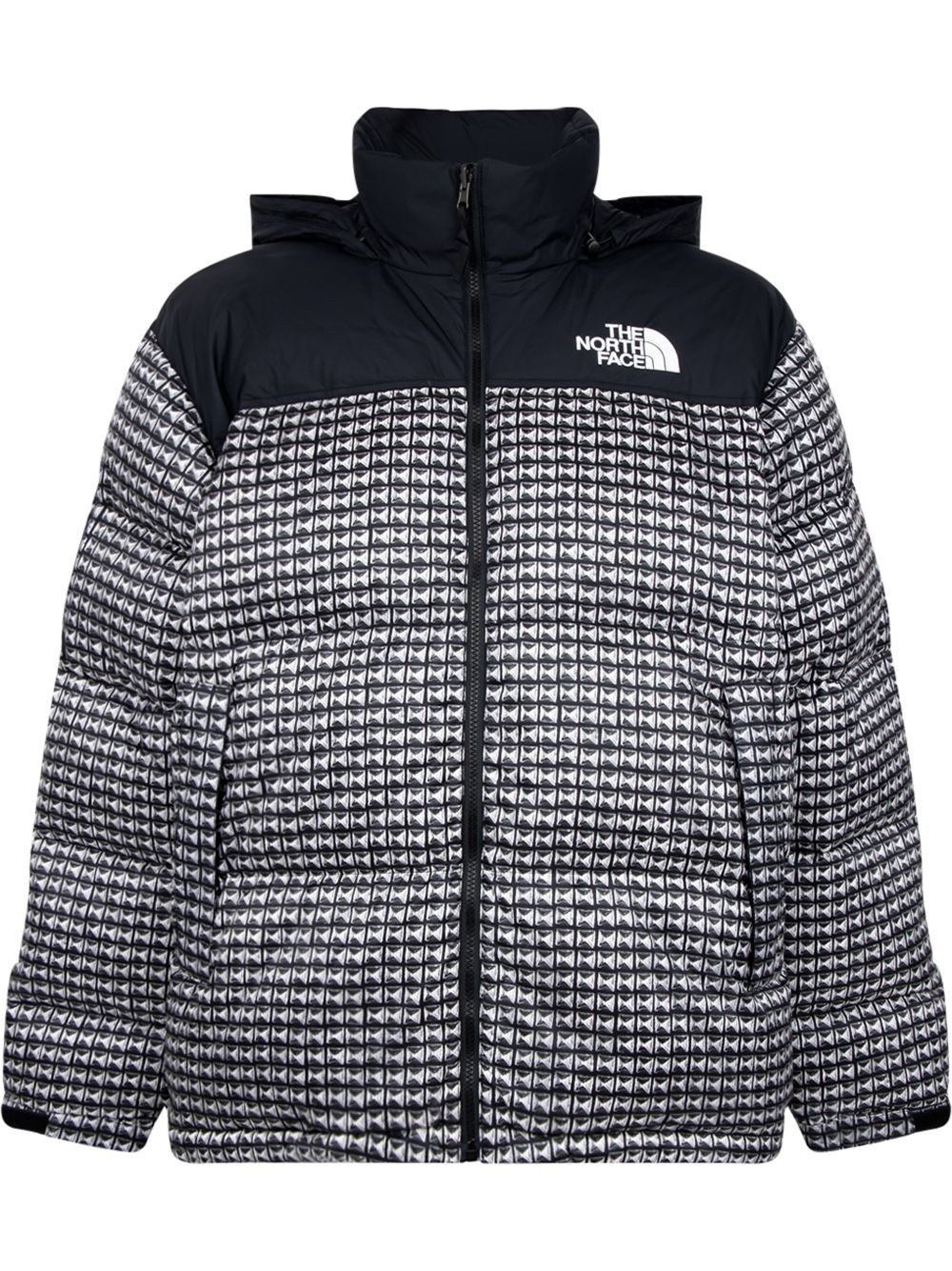 x The North Face studded jacket - 1