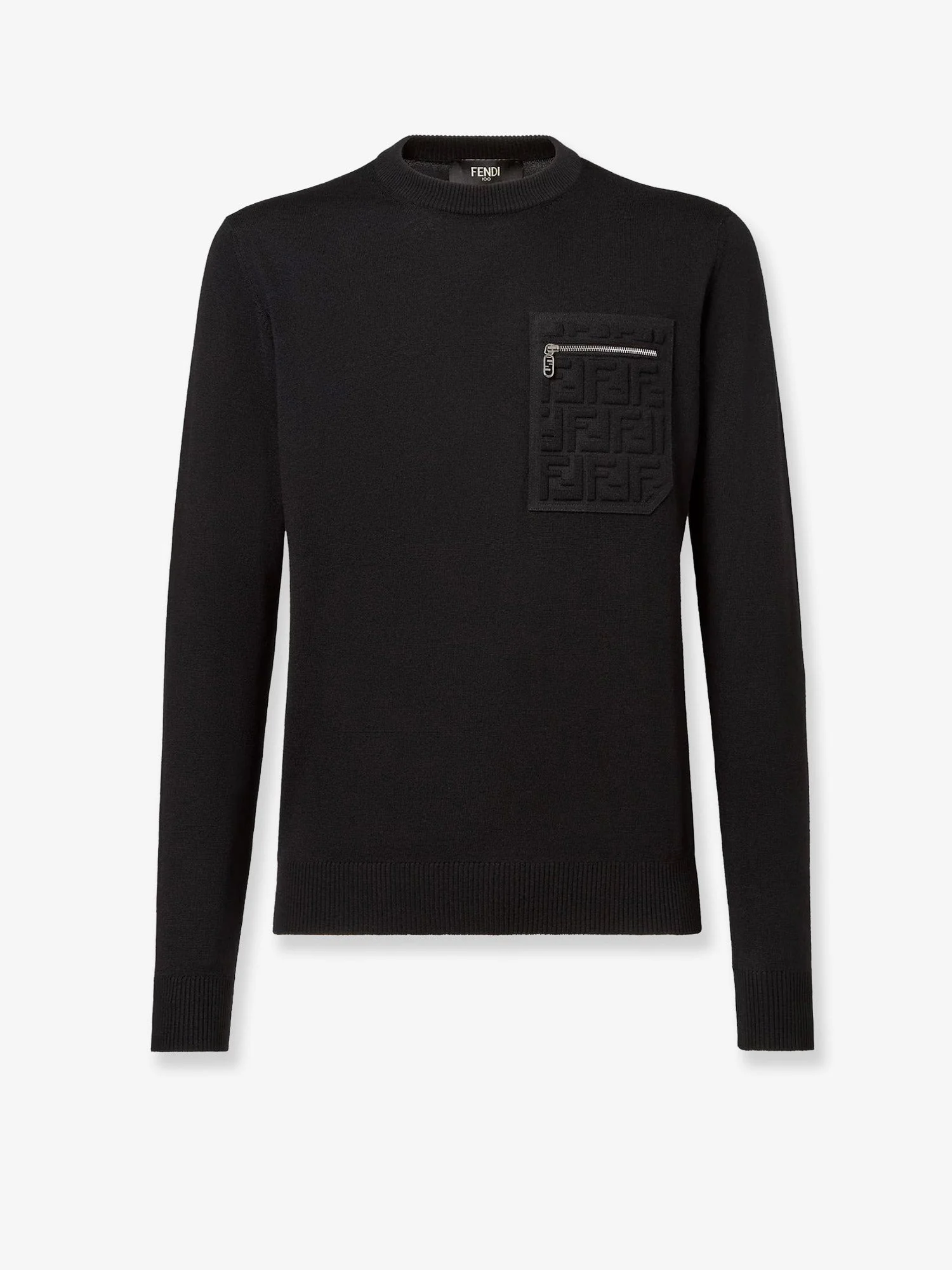 Fendi Men Virgin Wool Sweater - 1
