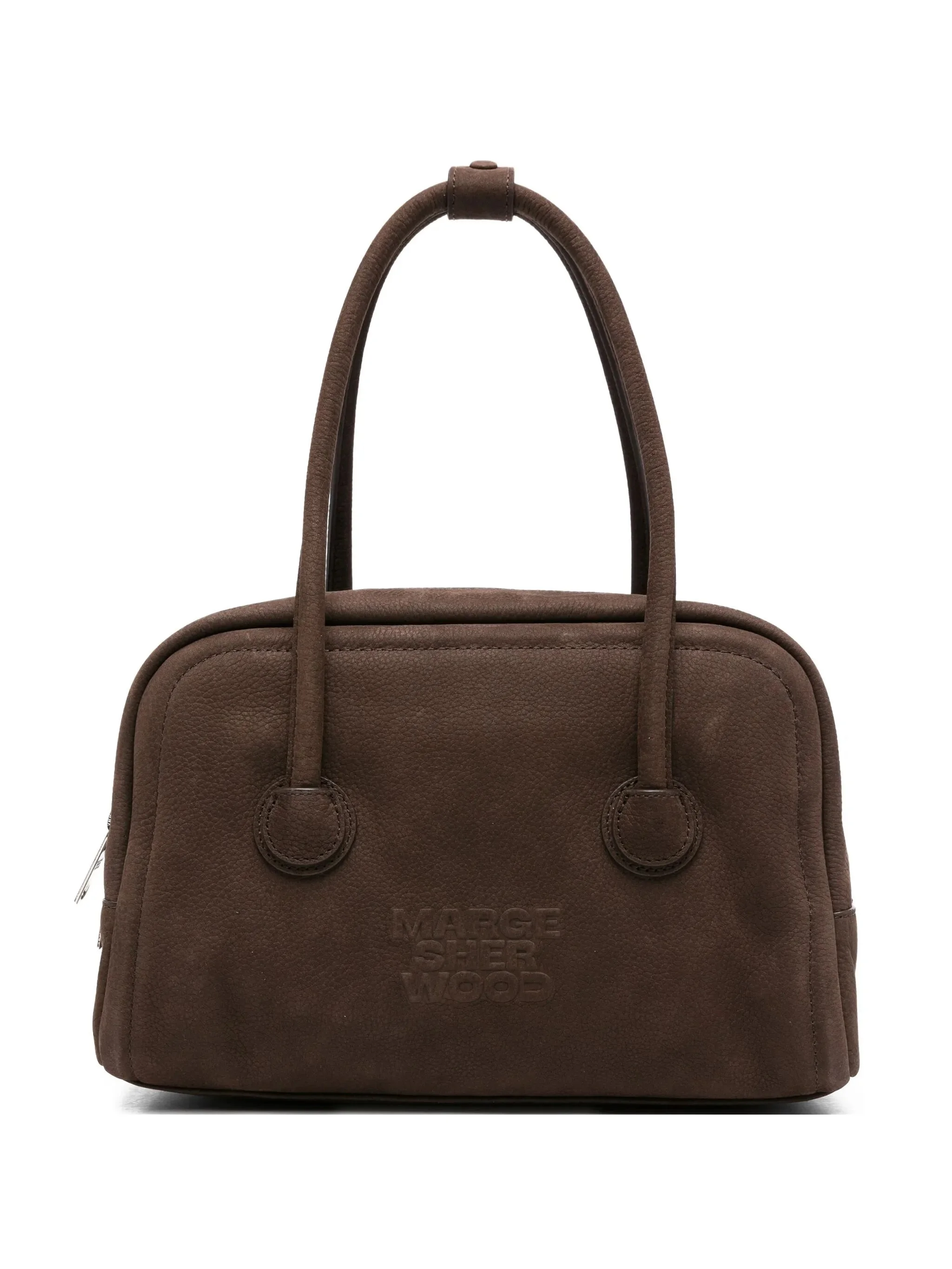 Margesherwood Embossed-logo Top-handle Tote Bag - 1