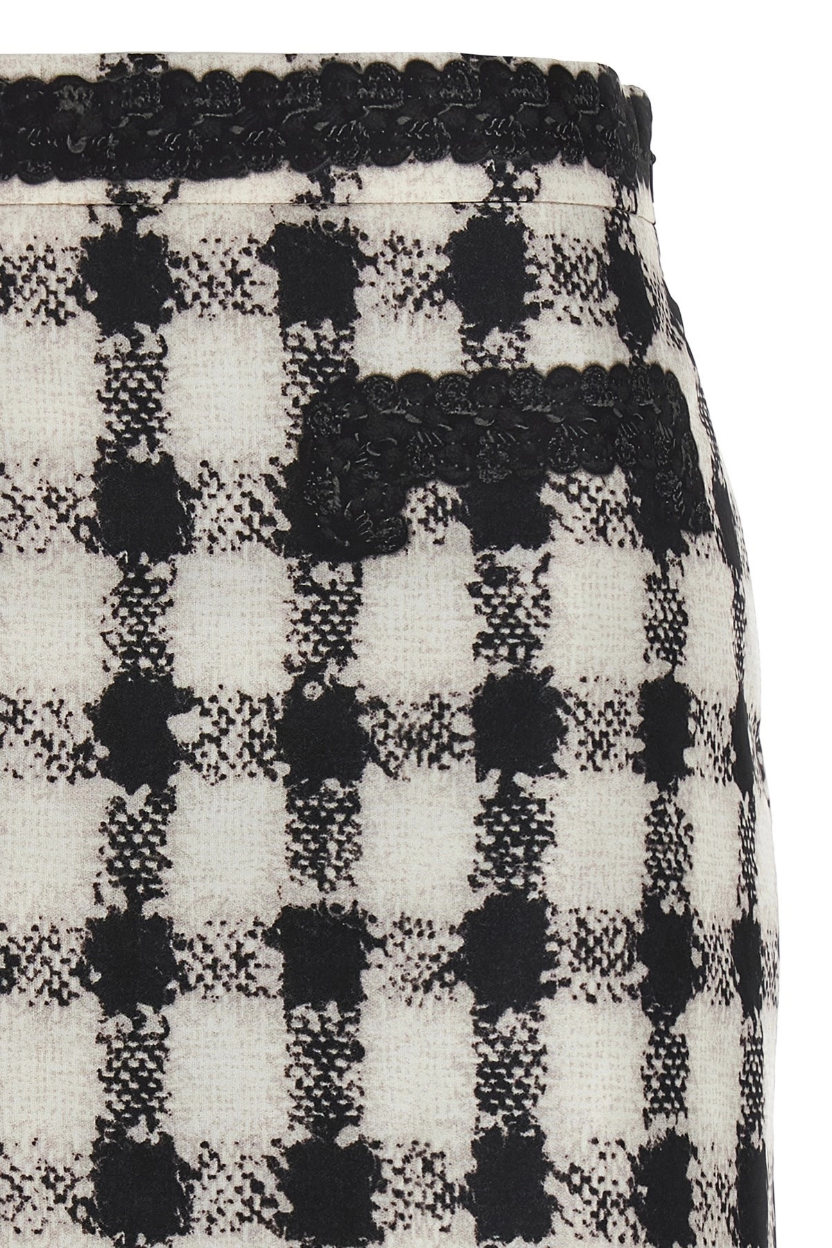 'Texture' print mini skirt - 3