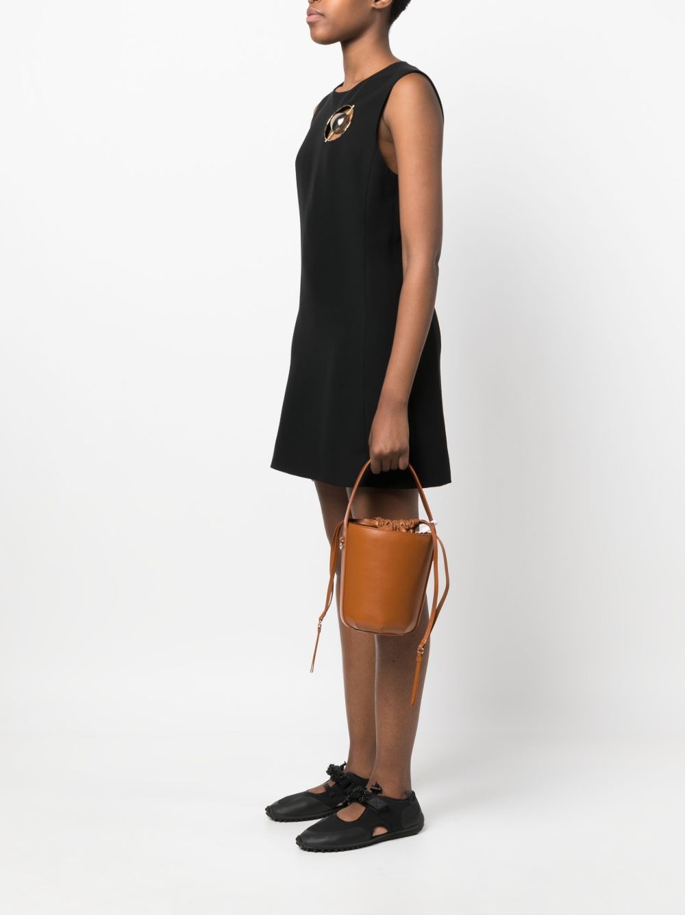 Sense leather bucket bag - 2