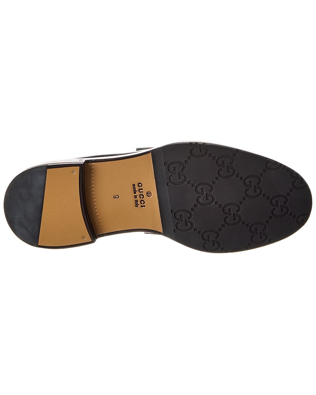 Gucci Web Leather Loafer - 4