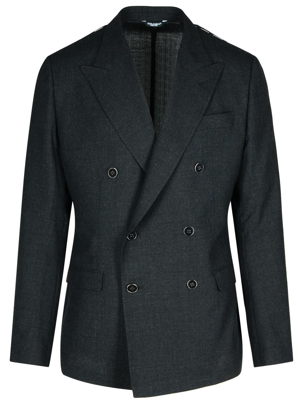 Dolce & Gabbana 'Drop 7' Dark Grey Wool Blazer Man - 1