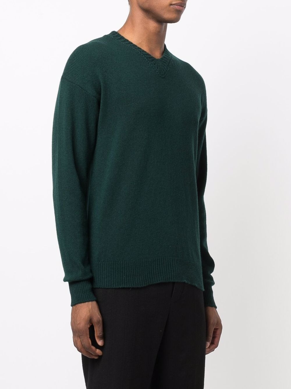 V-neck long-sleeve jumper - 3