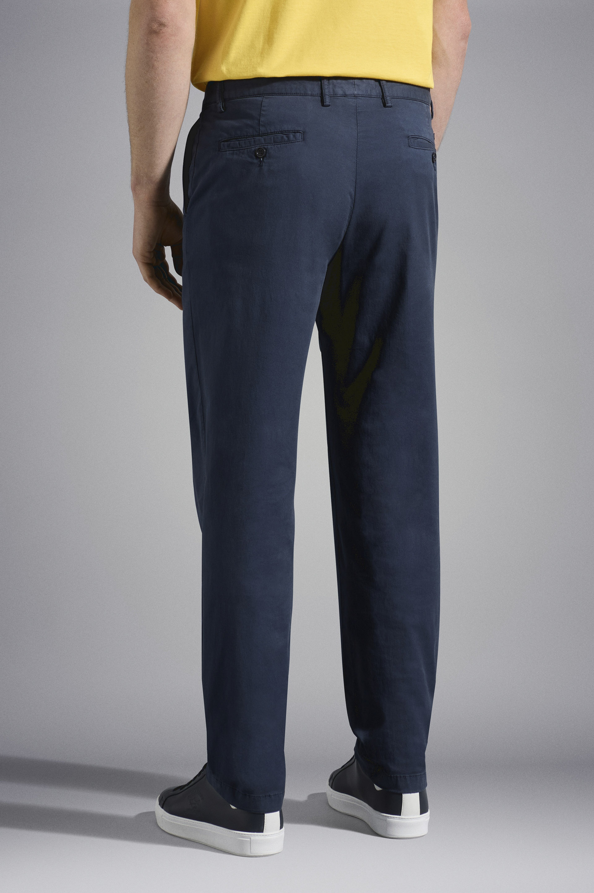 STRETCH COTTON TROUSERS - 3
