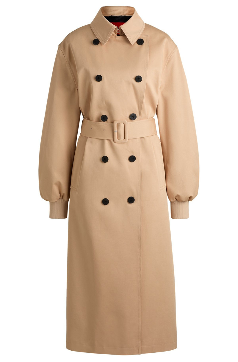 OVERSIZE-FIT COTTON TRENCH COAT 1