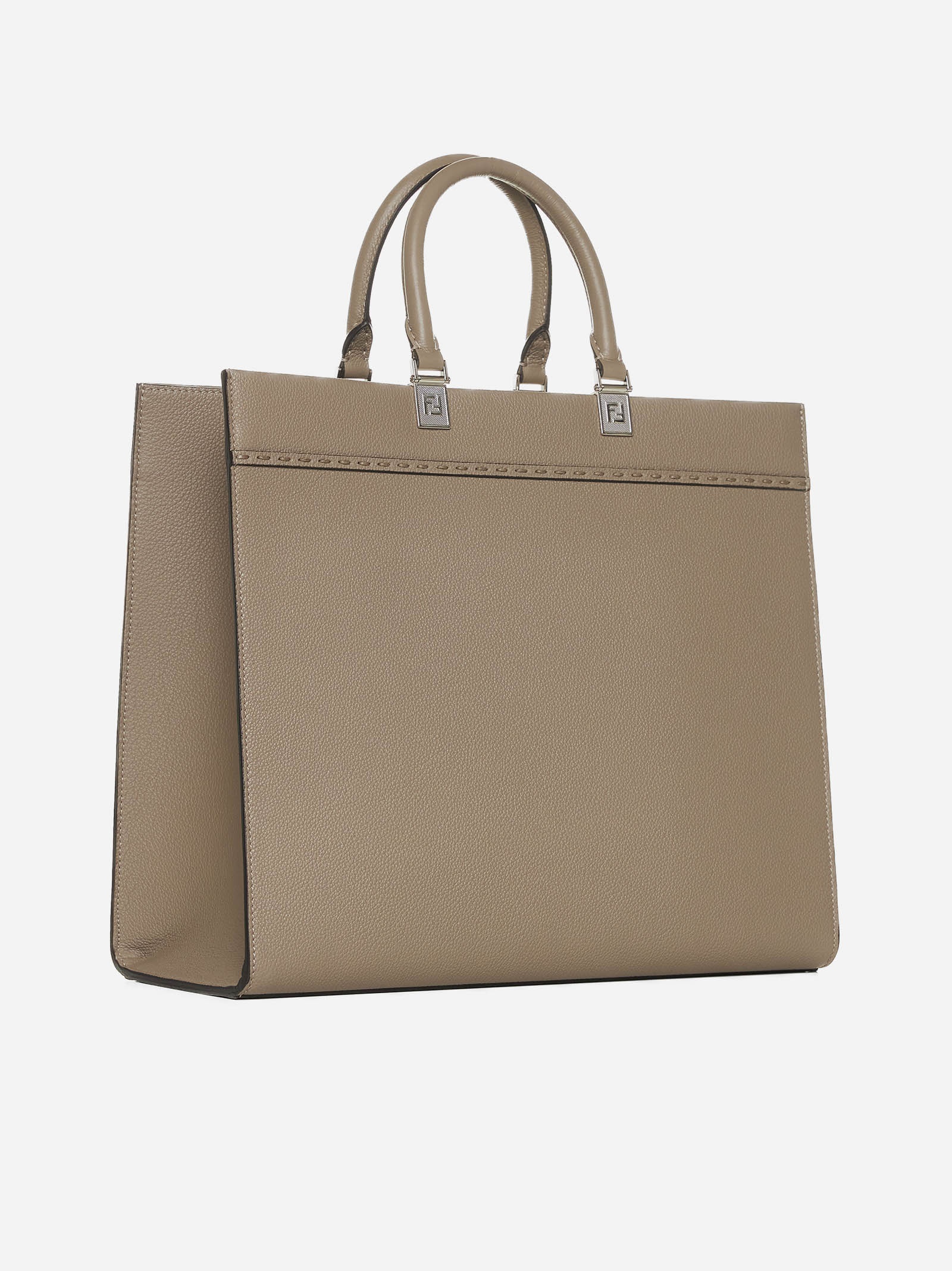 Fendi Sunshine leather medium tote bag - 3