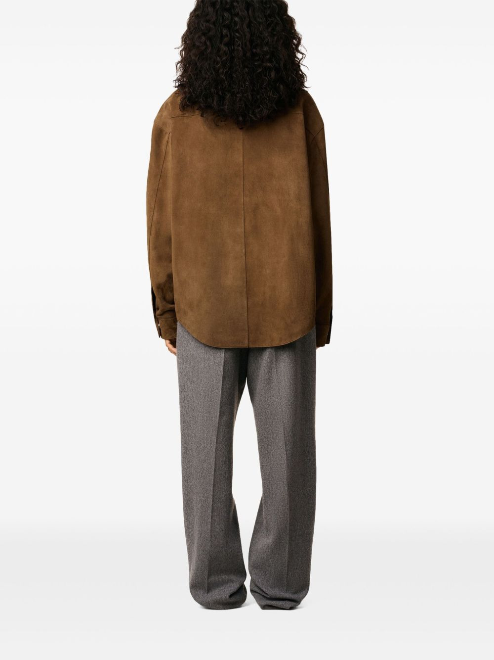 embossed Ami de Cour shirt jacket - 2