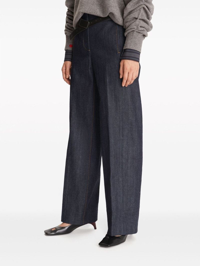 Selvedge straight-leg jeans 4