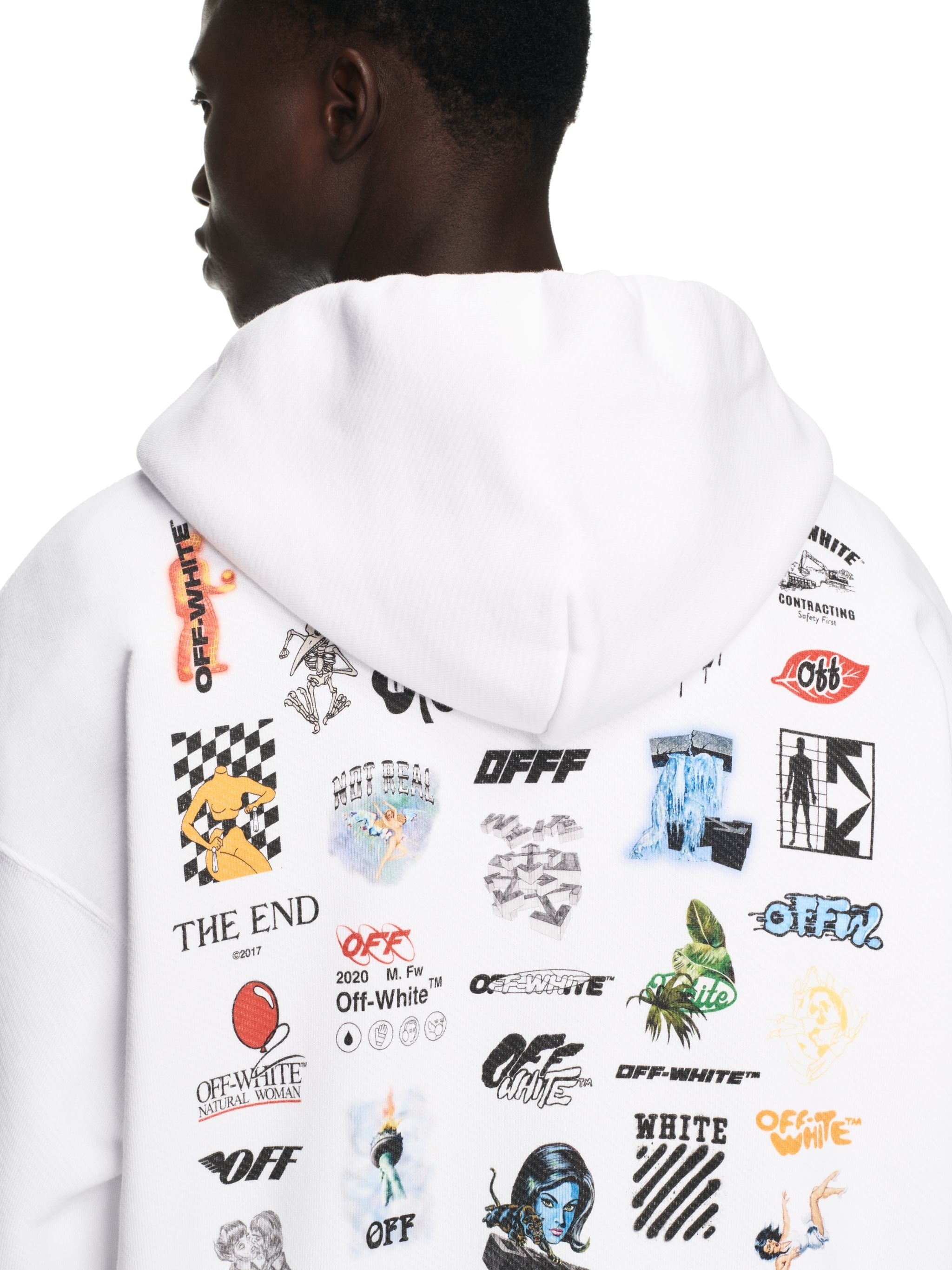 Off white contracting hoodie deals