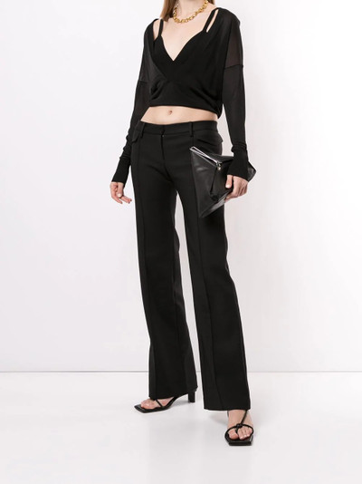 Dion Lee layered knitted top outlook