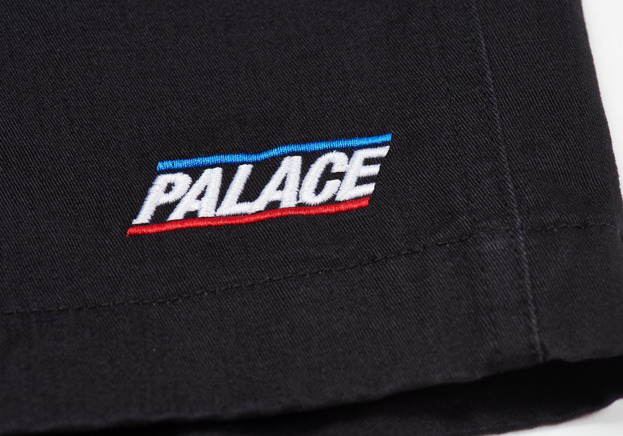 BASICALLY A WASHED COTTON SHORT BLACK - 3