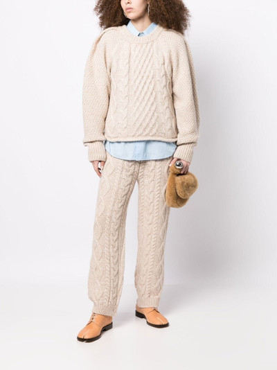 LOW CLASSIC cable-knit jumper outlook