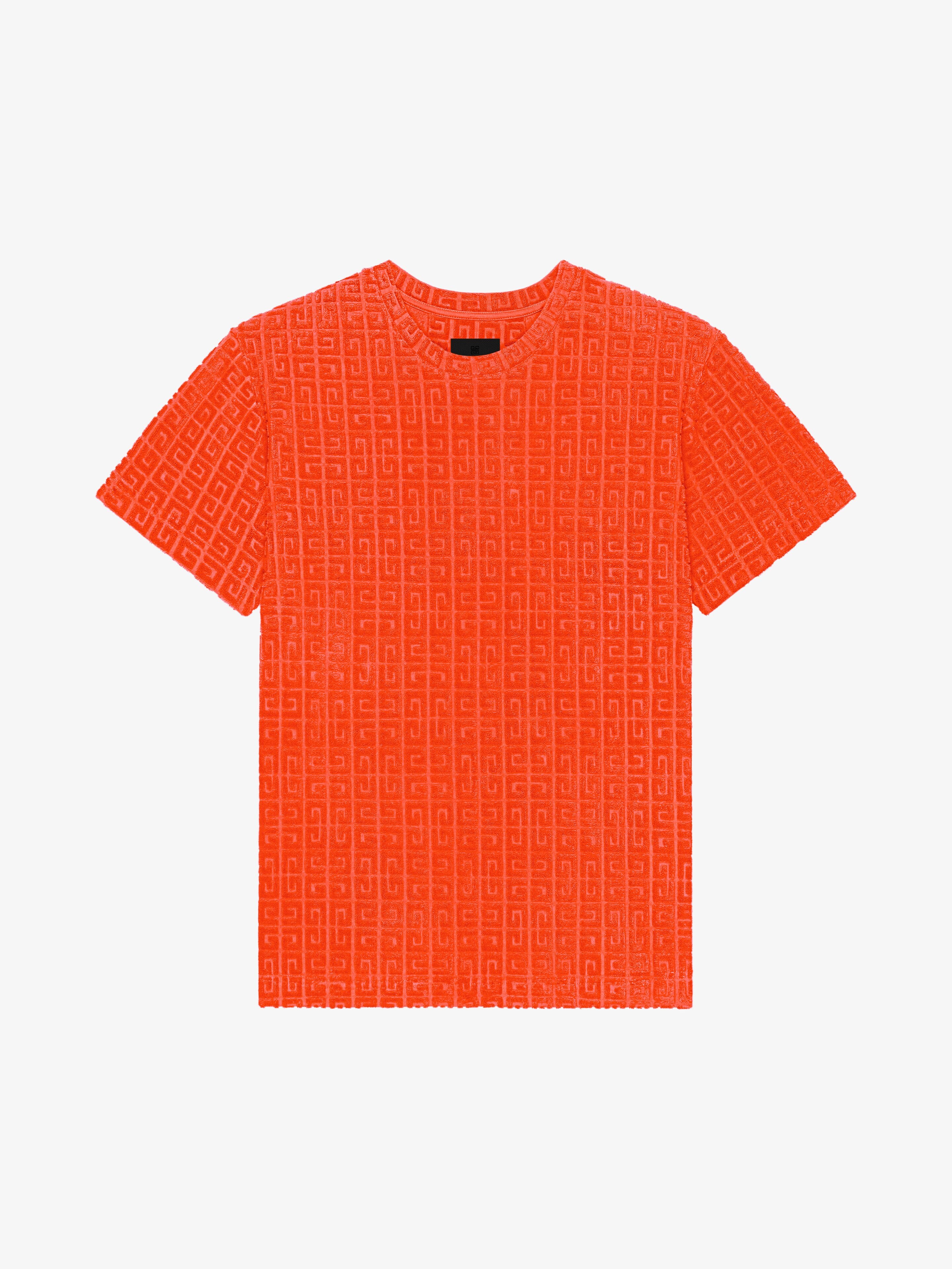 T-SHIRT IN 4G TOWELLING COTTON JACQUARD - 1