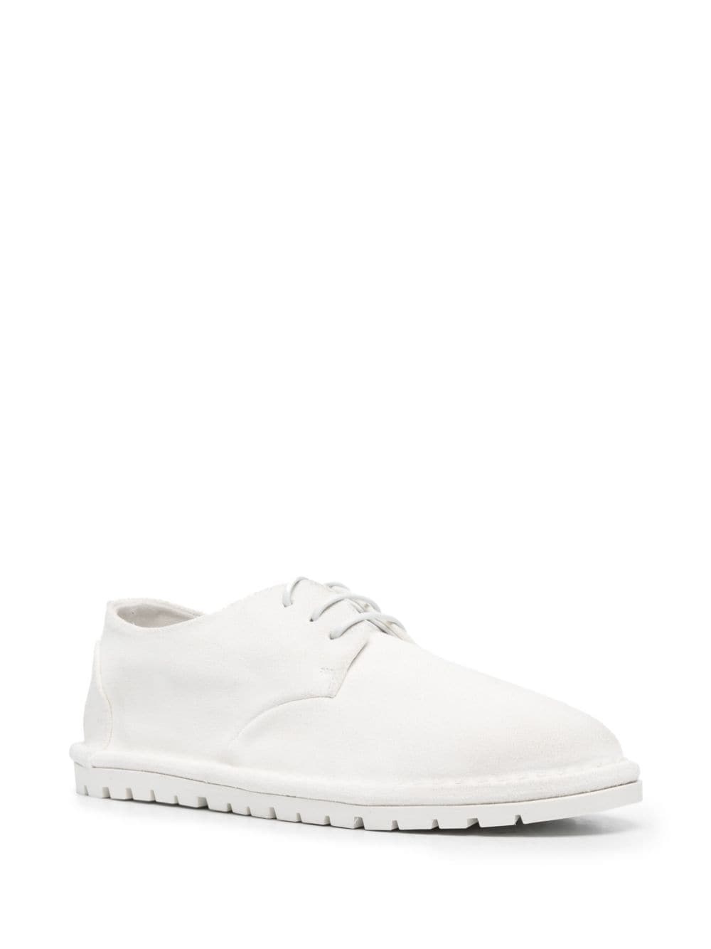 round-toe leather oxfords - 2