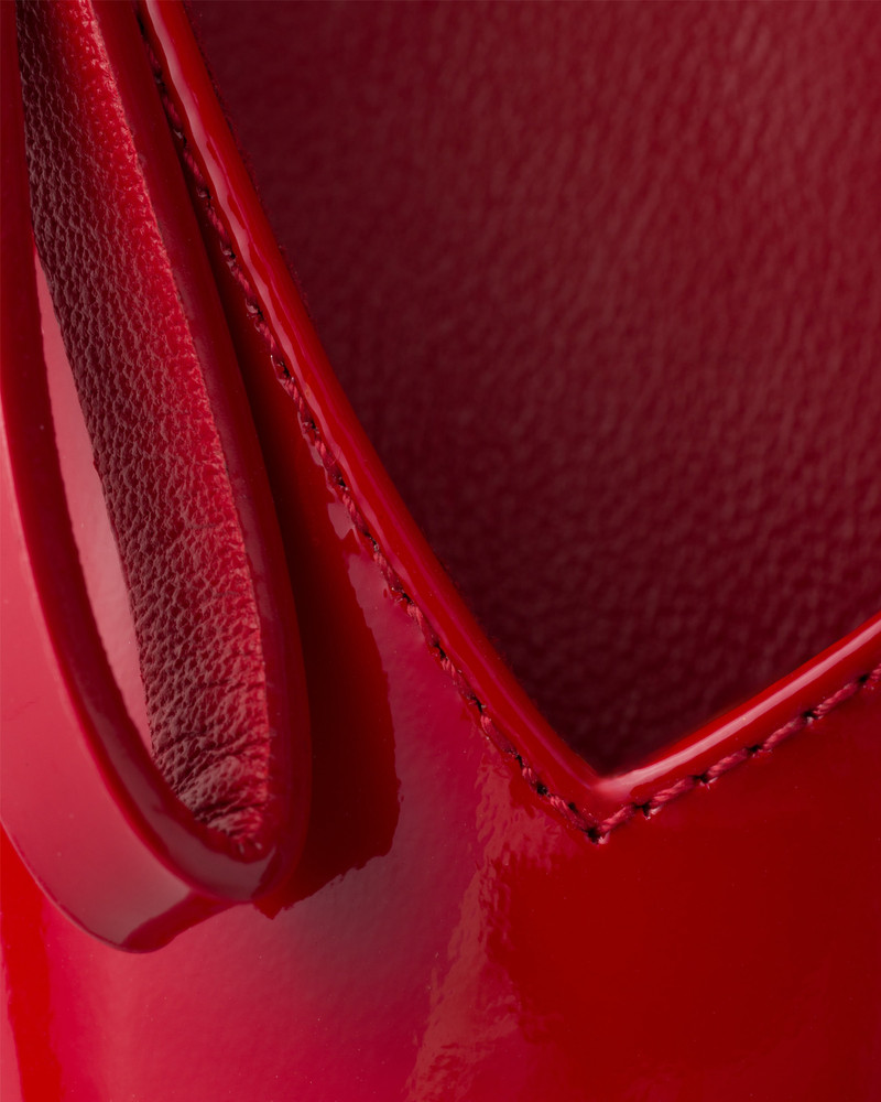 Patent leather slingback pumps 5