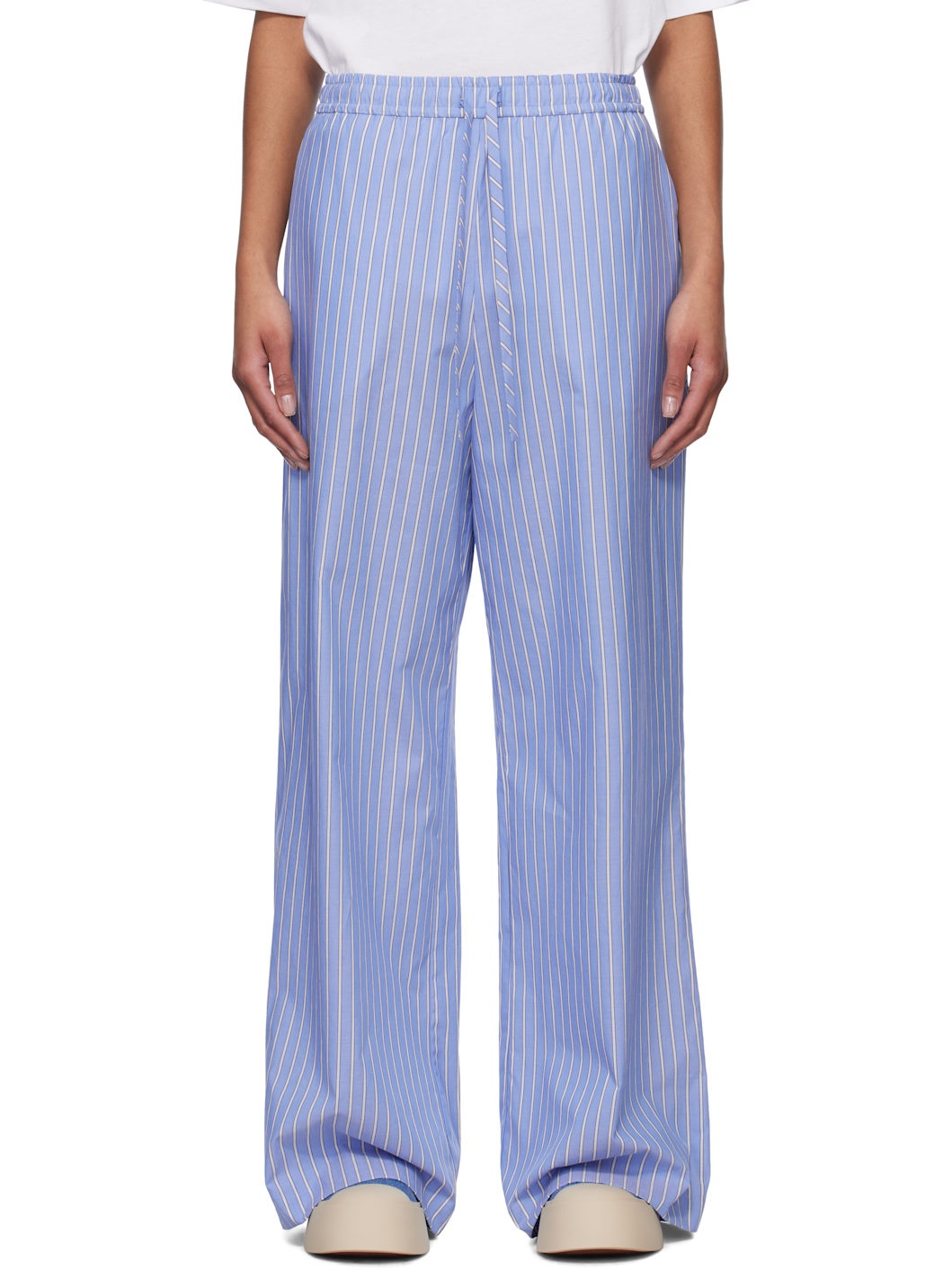 Blue Loose Trousers - 1