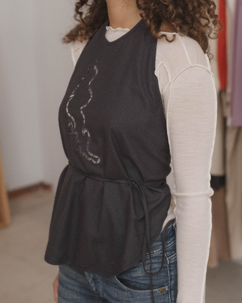 Lei Apron Top - Wild Silk 3