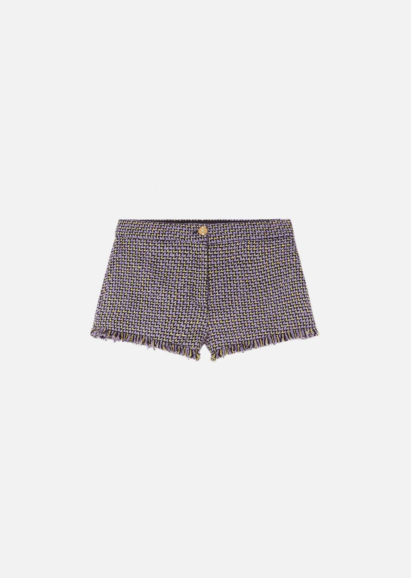 Medusa Tweed Shorts - 1