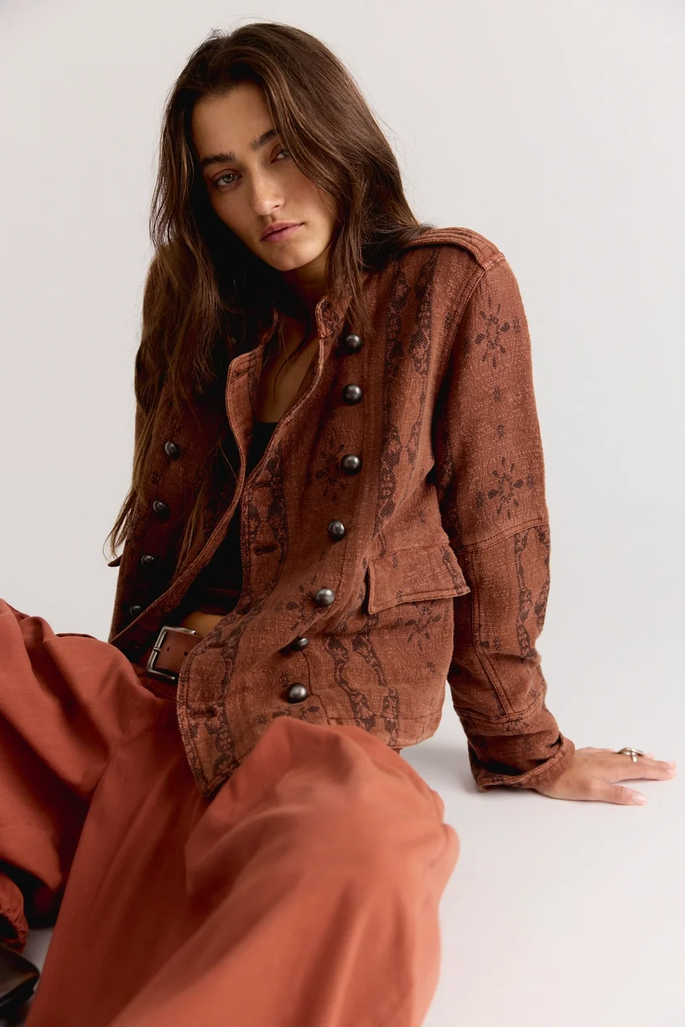 Lotty Jacquard Band Jacket - 1