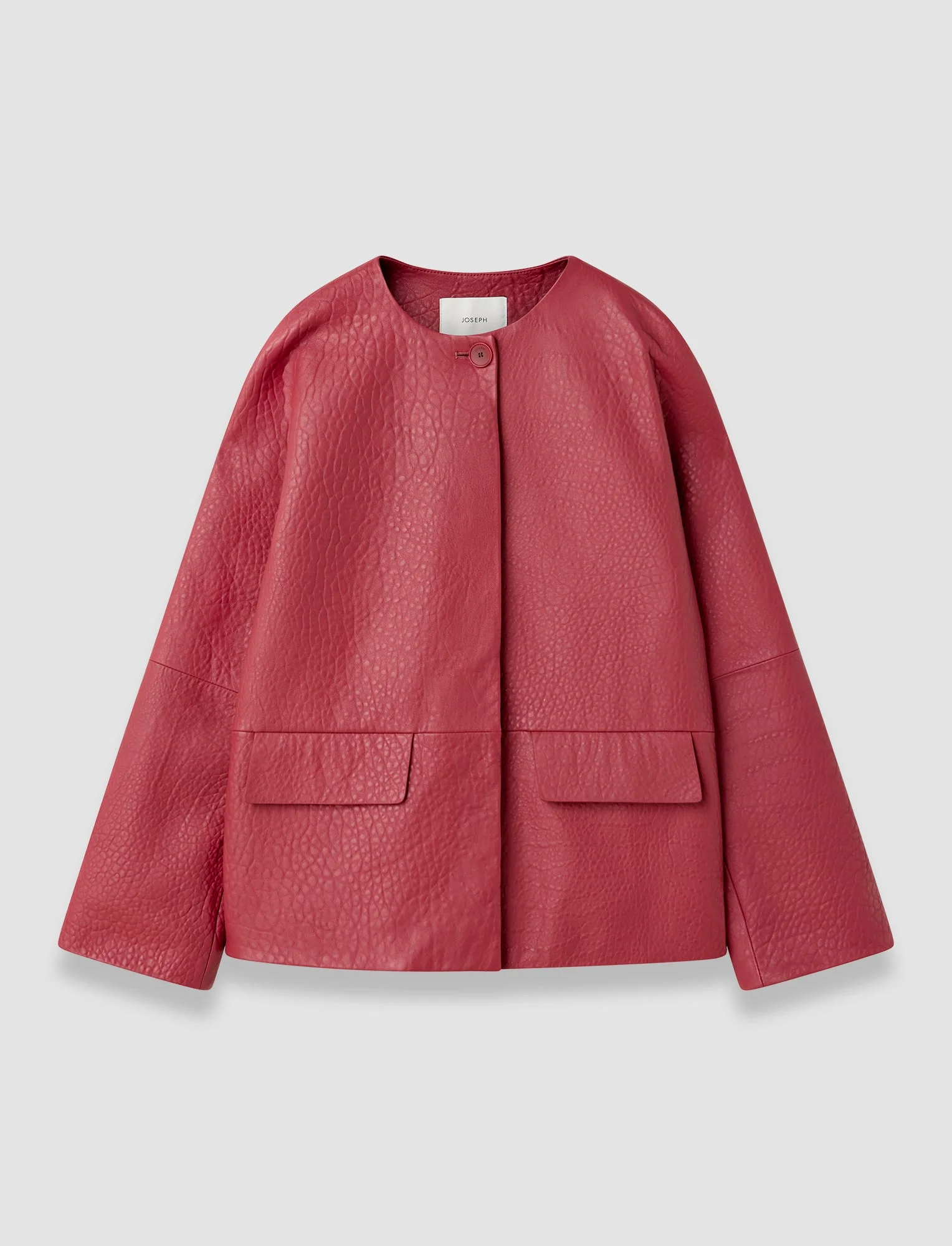 Barbs Pebble Leather Jacket - 1