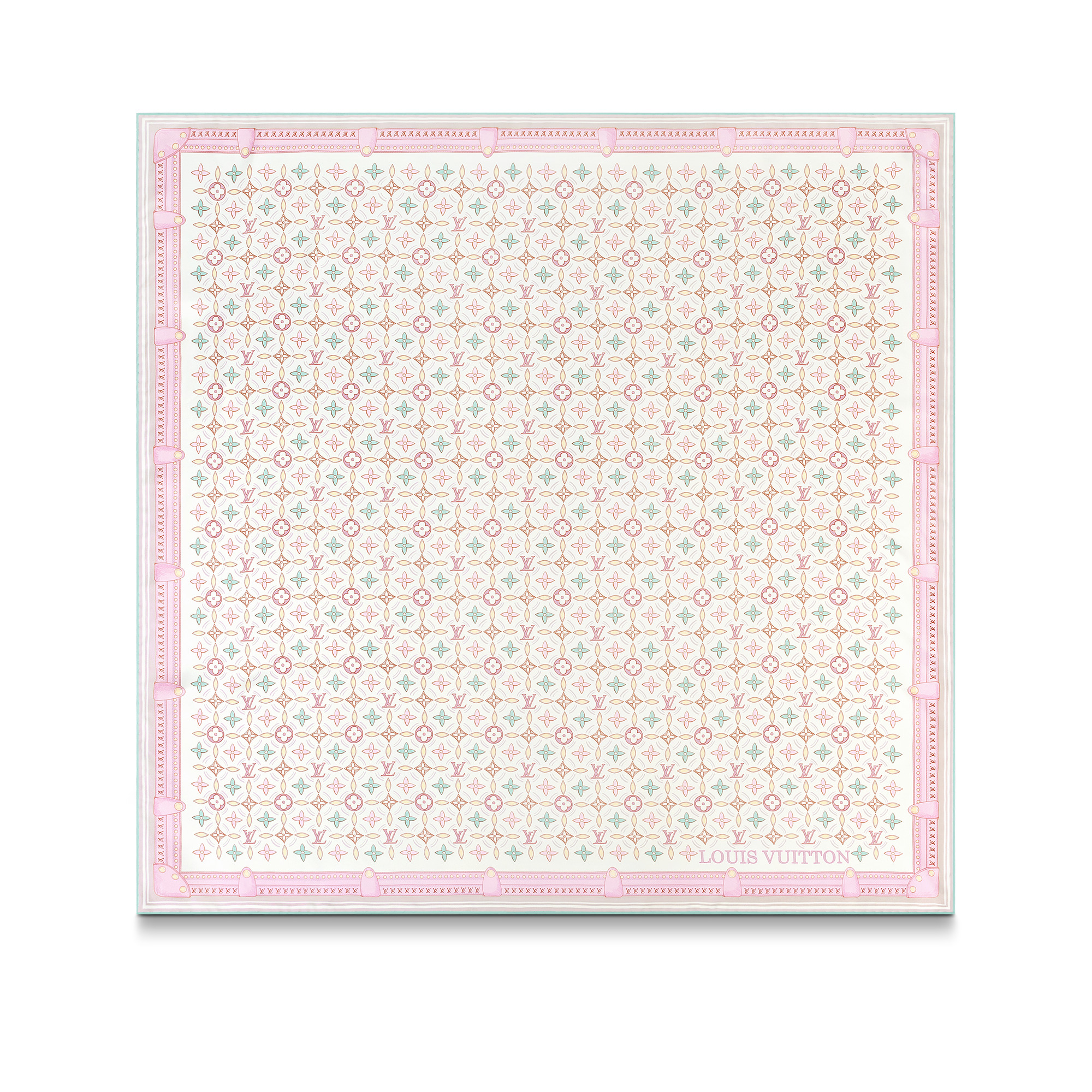 Louis Vuitton Monogram Flower Tile Bb Bandeau, Pink, One Size