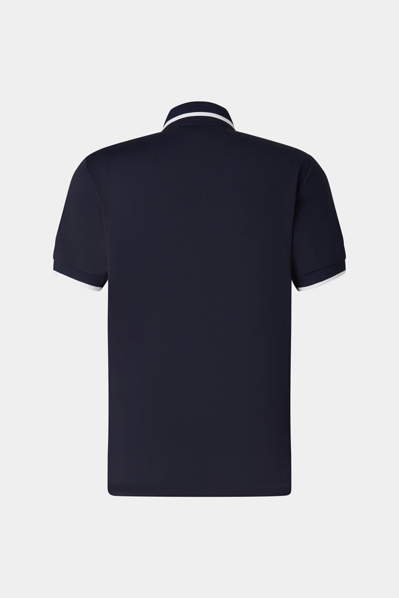 BOGNER Cody functional short-sleeved top in Navy blue outlook