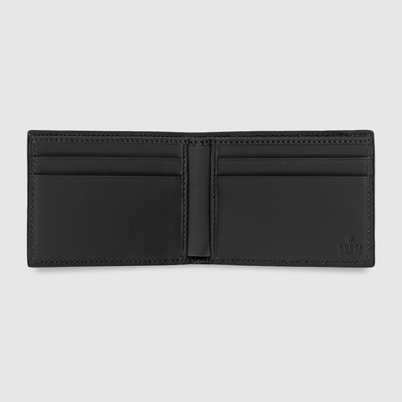 GUCCI GG rubber-effect bi-fold wallet outlook