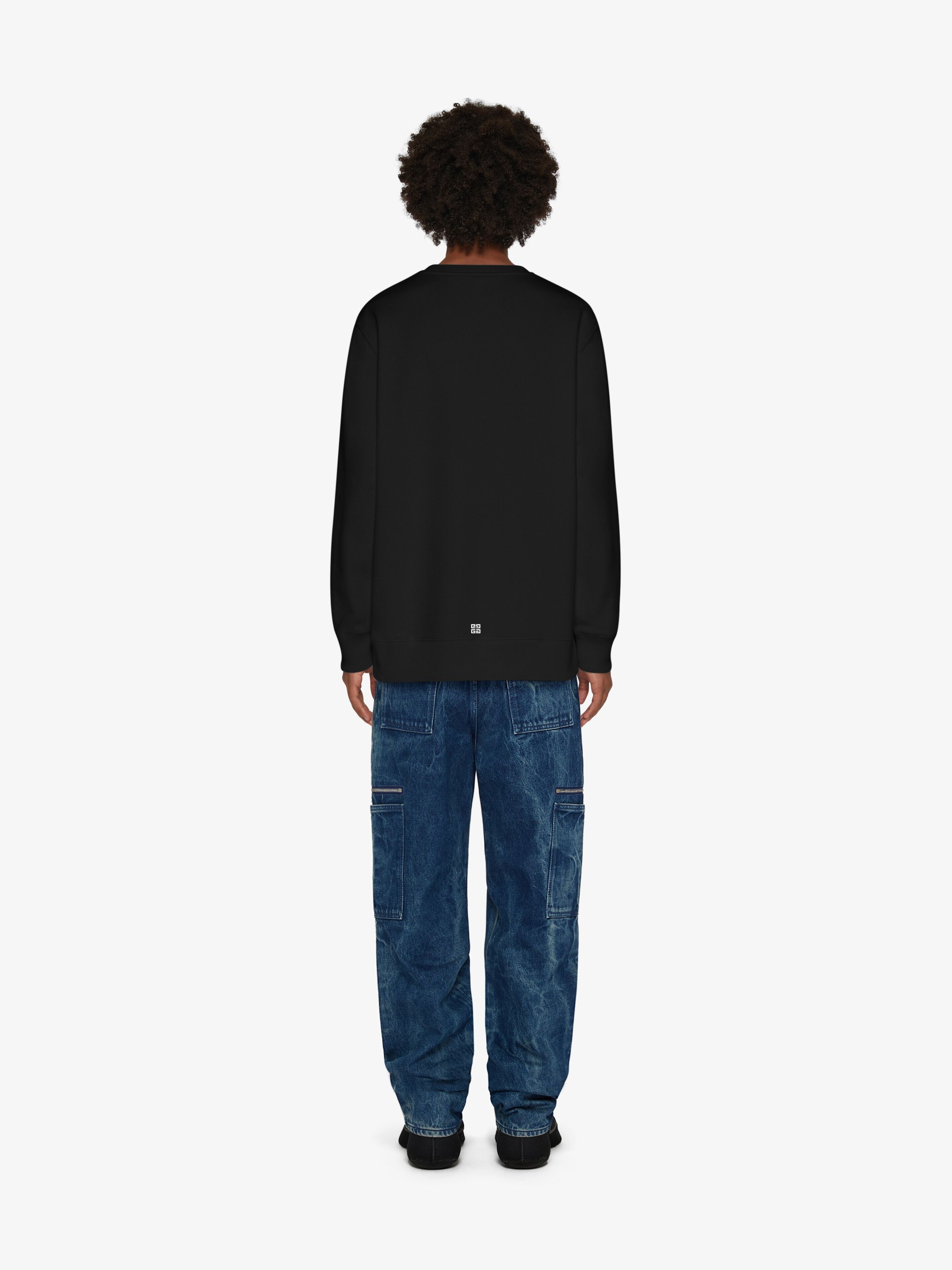 SLIM FIT SWEATSHIRT IN COTTON JERSEY - 4
