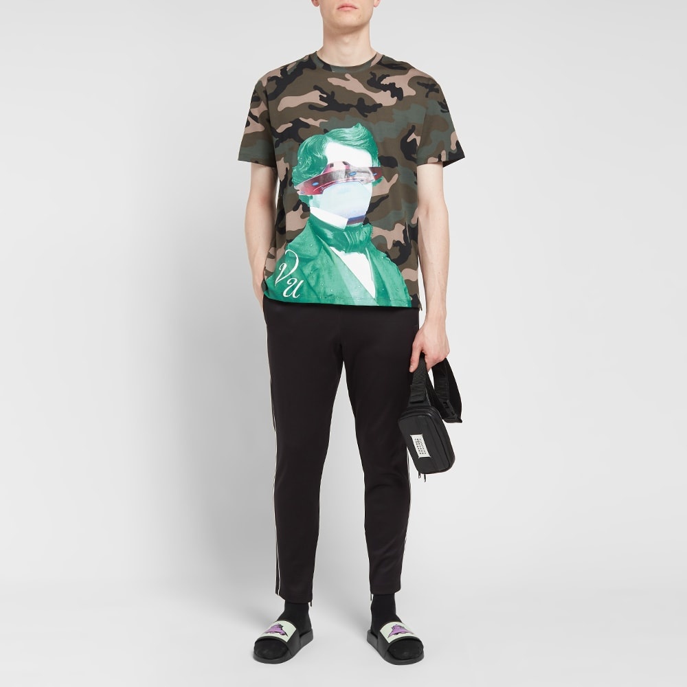 Valentino x Undercover Camo UFO Face Tee - 6