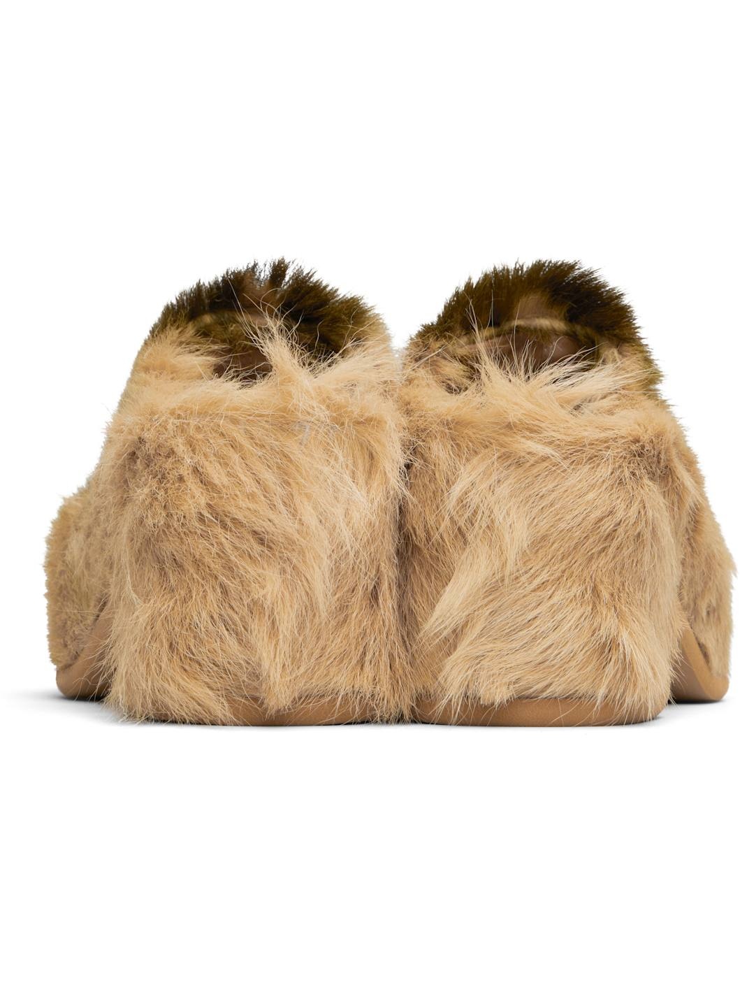 Khaki Platform Clogs - 2