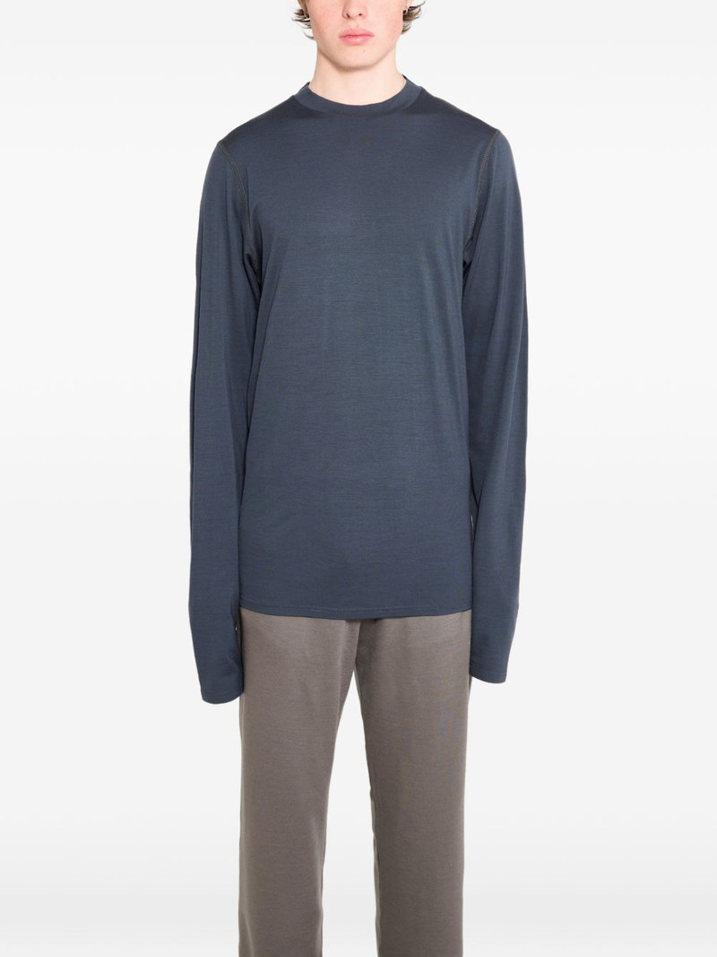 long-sleeve round-neck T-shirt 1