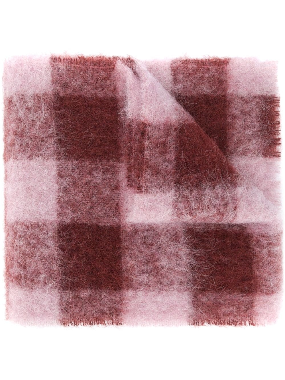 checked scarf - 1