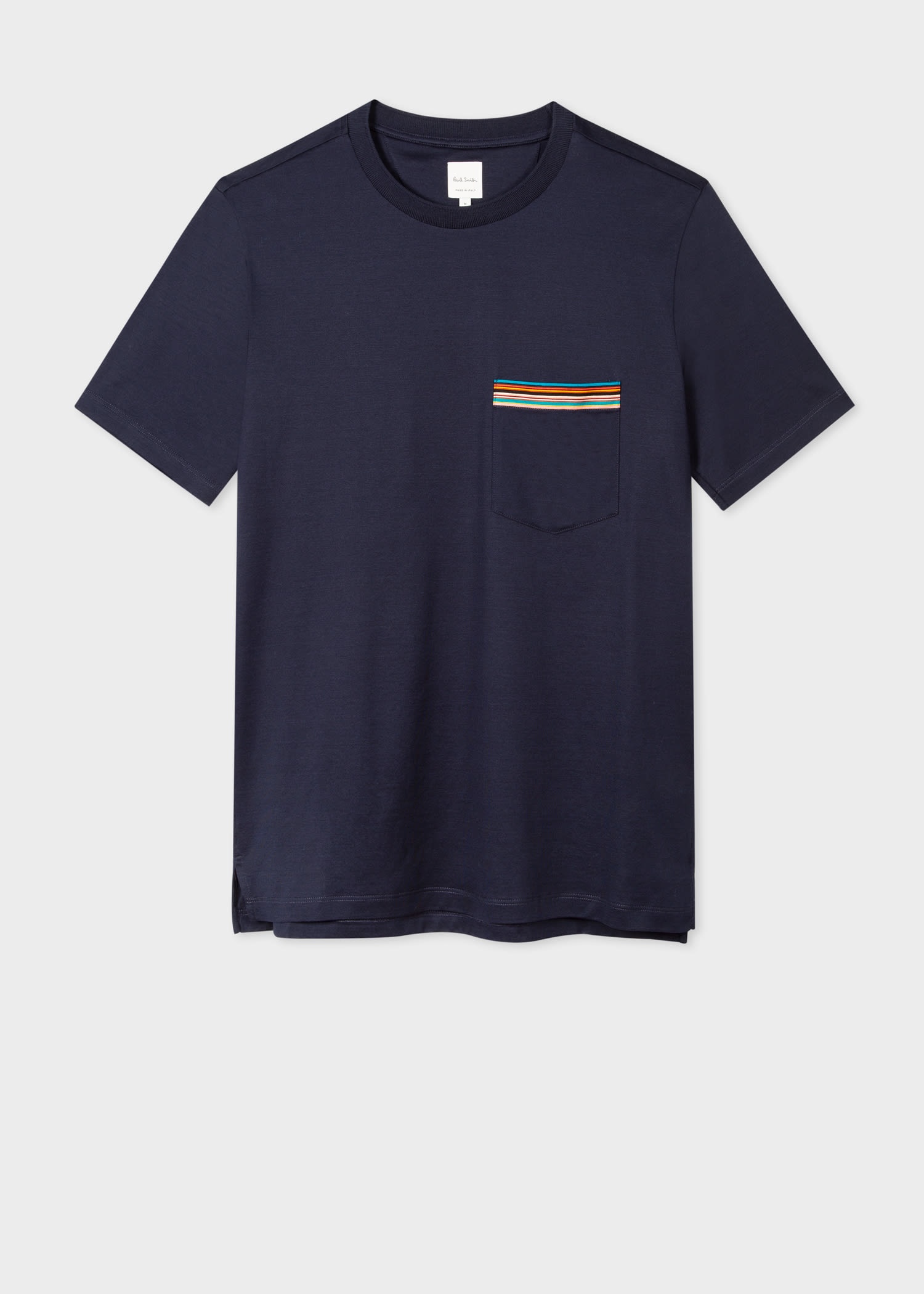 'Signature Stripe' Pocket T-Shirt - 1