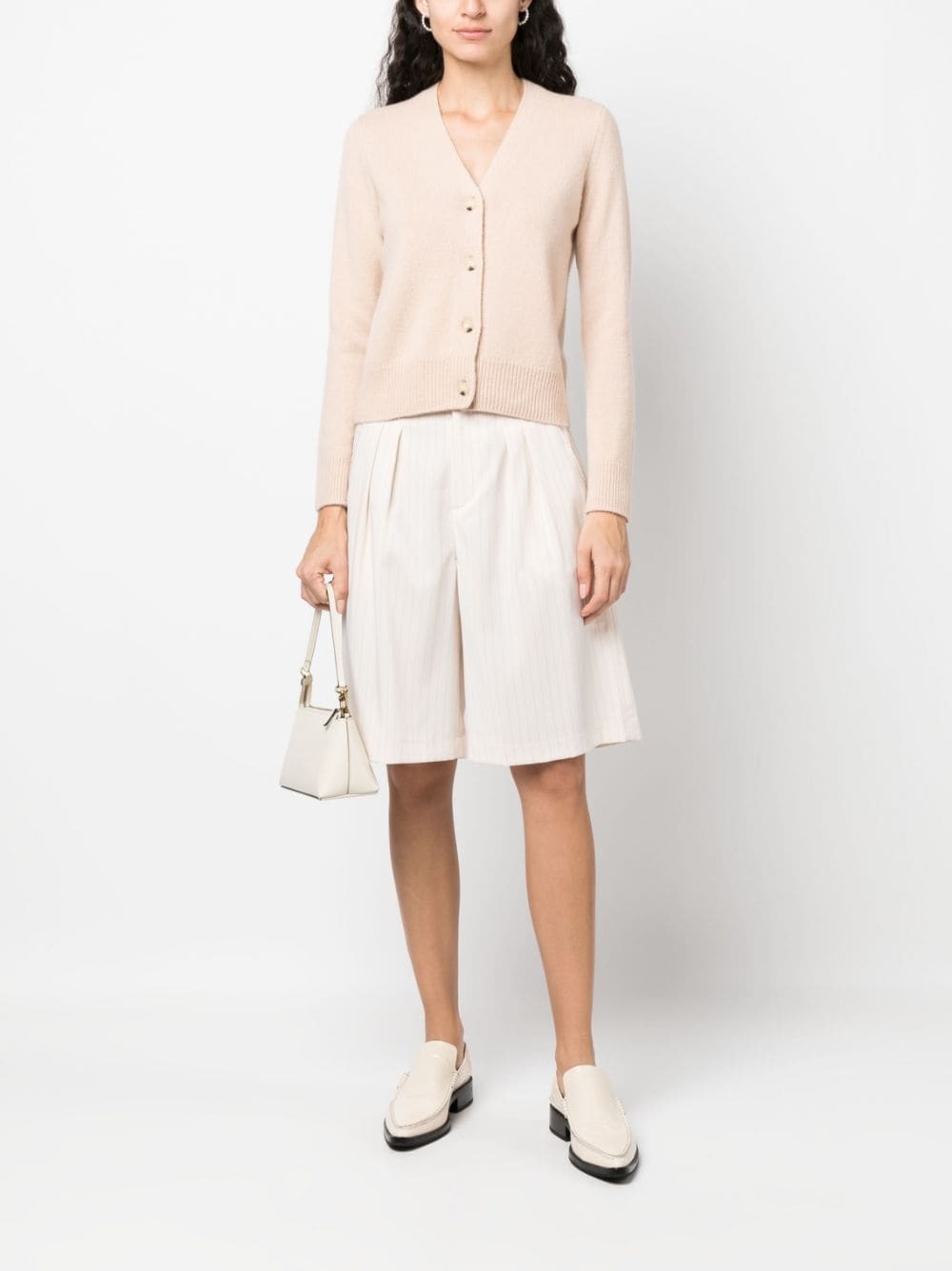 V-neck cashmere cardigan - 2
