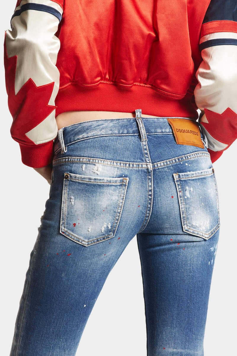 MEDIUM WORN OUT BOOTY WASH JENNIFER JEANS 5
