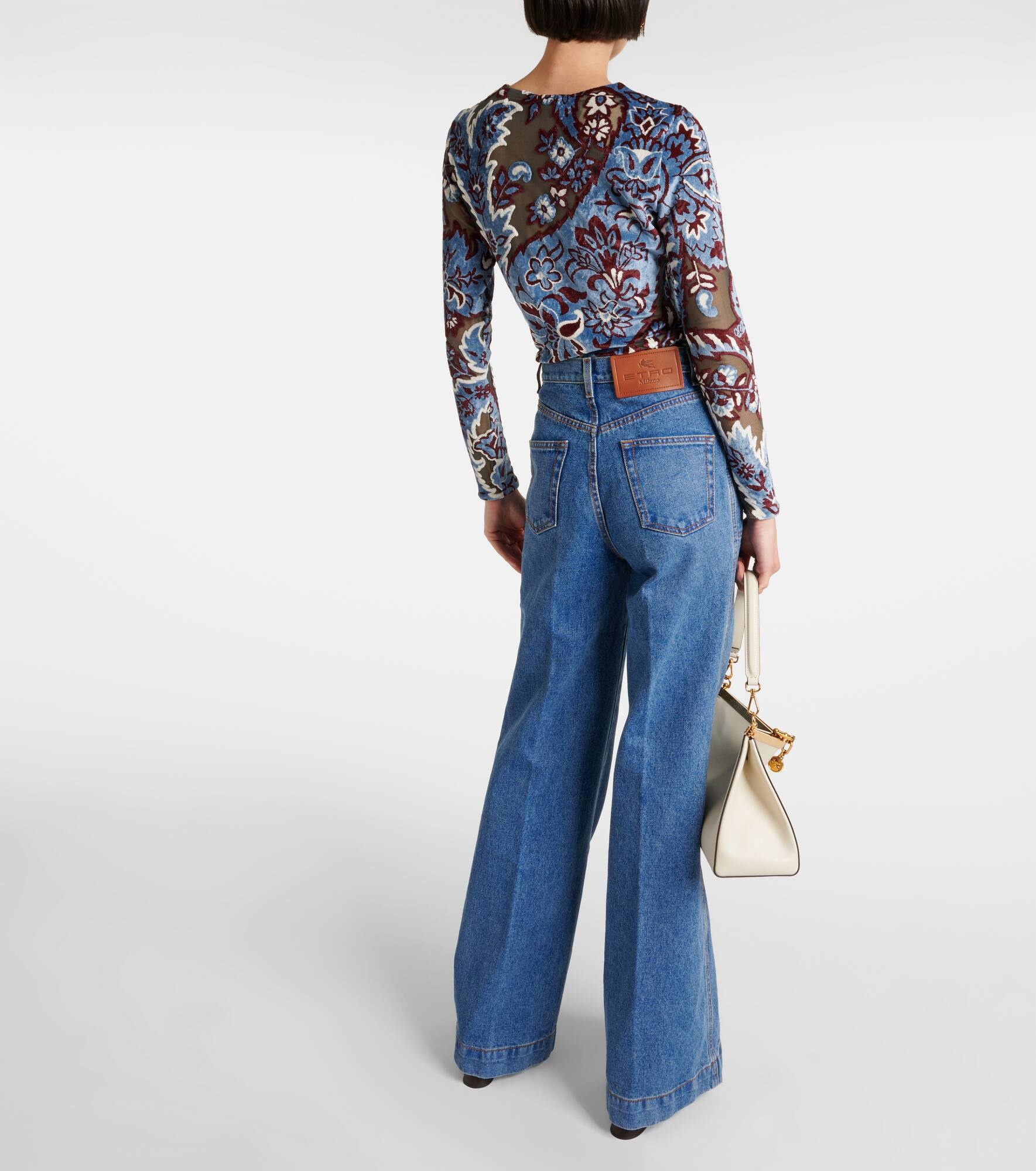 High-rise flared jeans - 3