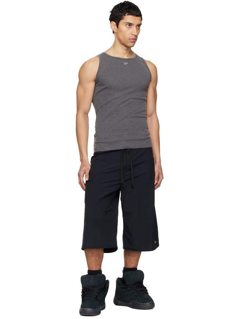 ERL Gray Logo Patch Tank Top outlook