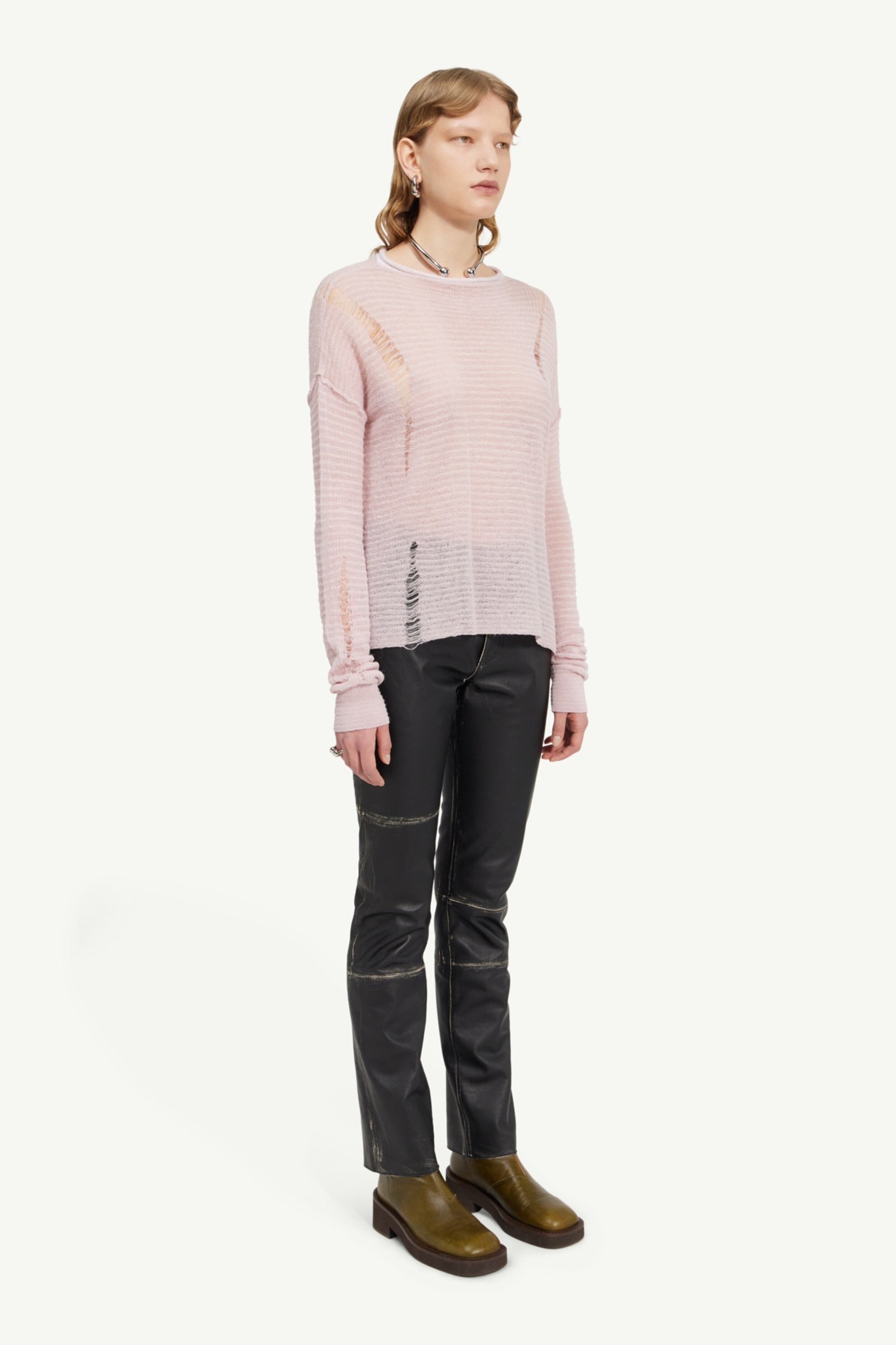 Distressed sweater - 3