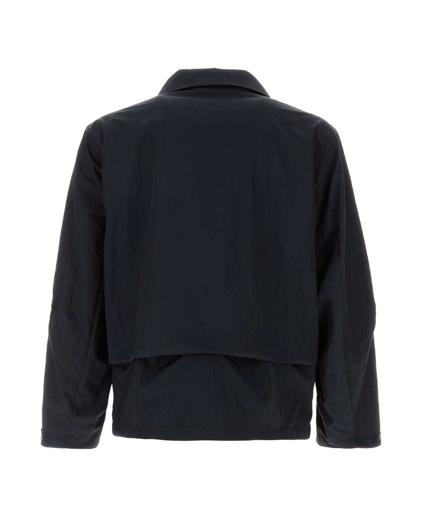 Navy Blue Nylon Jacket - 2