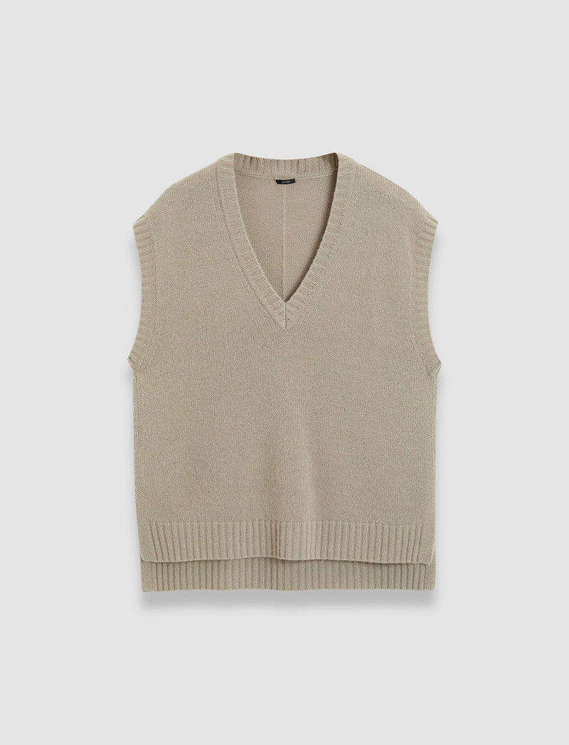 Open Cashmere Vest 1